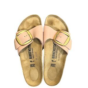 Birkenstock Madrid Big Buckle Women's Sandals Soft Pink 7 Leather Summer Spring